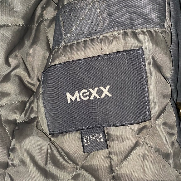 MEXX dark sage/green Fall/spring jacket for girls in a size 3-4 - Picture 13 of 16